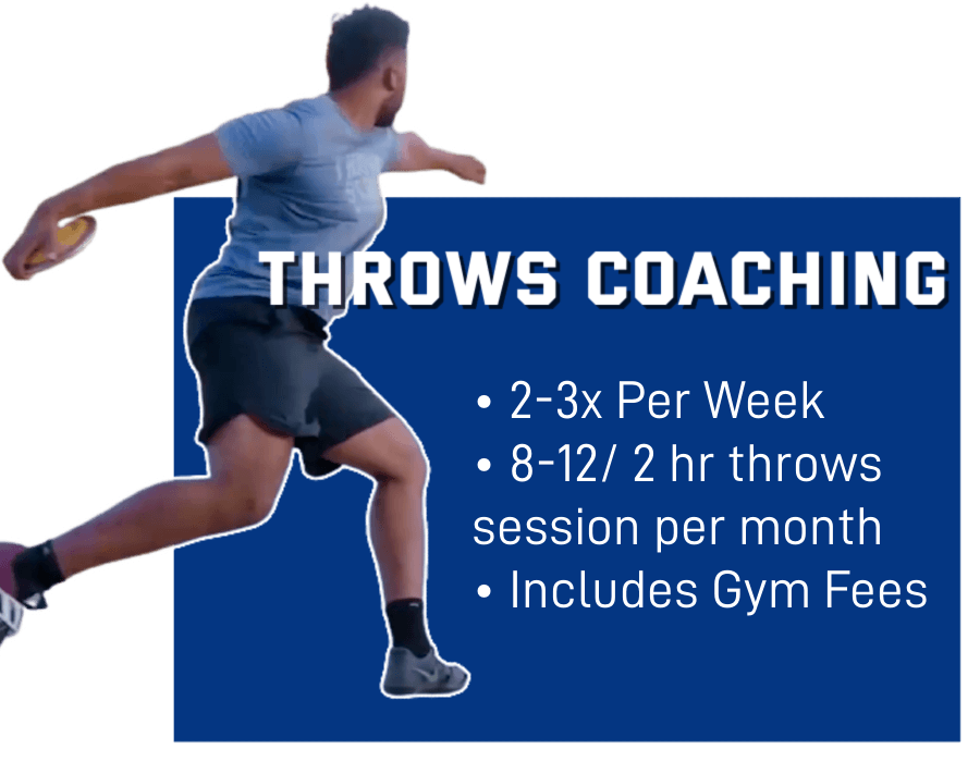2-3x throws sessions shot put and discus throws coaching