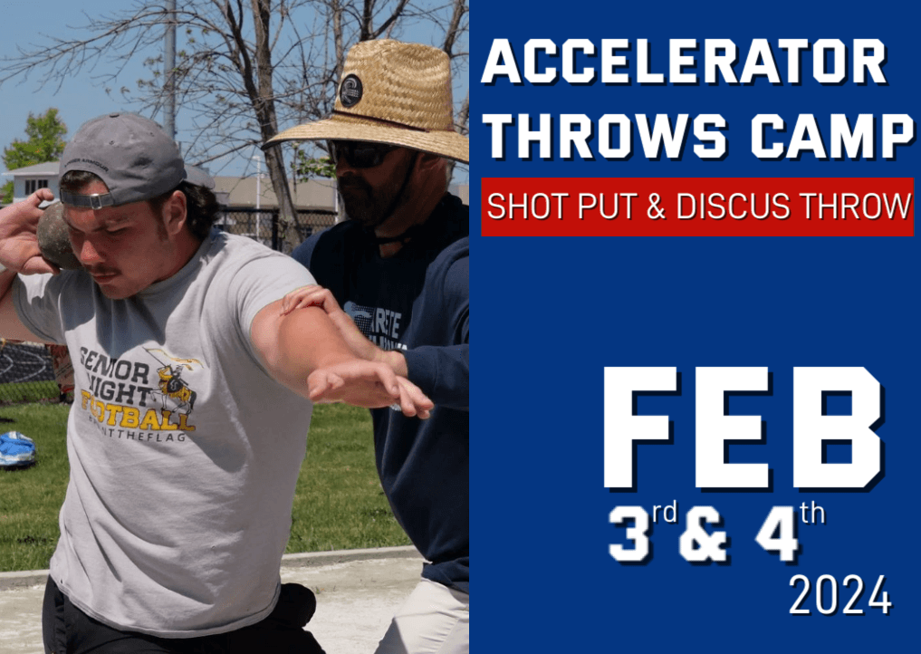 shot put and discus throws camp feb 2024