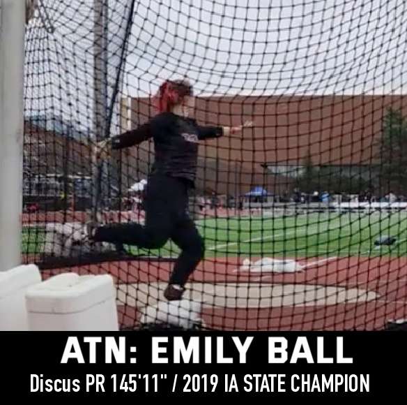EMILY BALL DISCUS THROWS