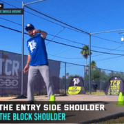 how to throw the discus block side arm entry