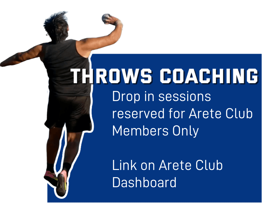 drop in sessions shot put and discus throws coaching