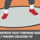 Heel-Toe position throws coaching tip for shot put and discus throws