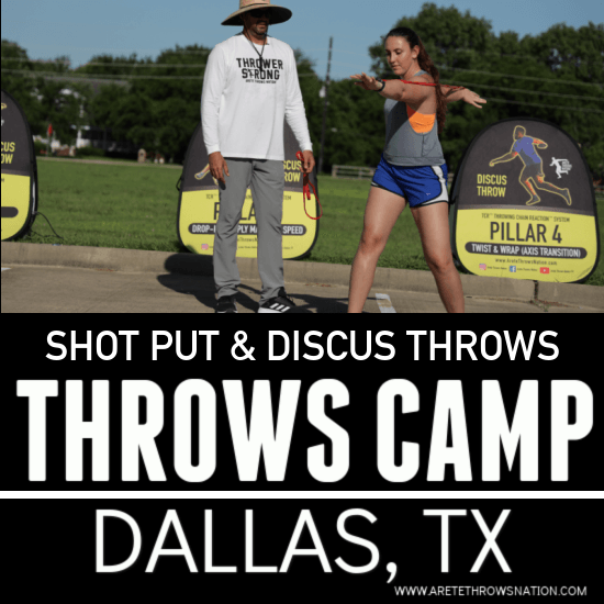shot put and discus throws camp dallas tx