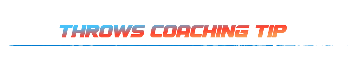 throws coaching tip what to do when a big drop off happens