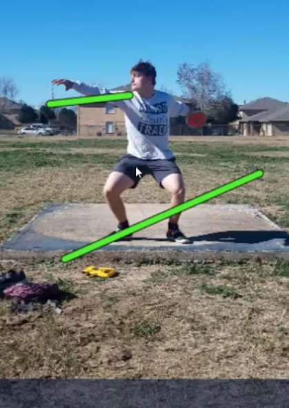 how to throw the discus video analysis
